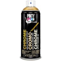 Spray Pintura Reflectante 400ml Dorado Pintyplus Art & Craft
