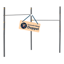 [gebraucht] B-ware Hudora Fabian Pro Doppel Turnreck Reckstangen Turnstangen