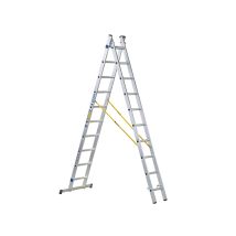 Zarges - 44868 D-rung Combination Ladder 2-part 2 X 8 Rungs Zar44868