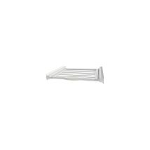 Wäscheständer-Stapelset – GMRALAVAGE1002 – Universelles Set für Waschmaschinen und Trockner – Ausziehbarer Wäscheständer – Weißer Stahl, Aluminium