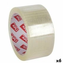 Cinta Adhesiva Apli 48 Mm X 66 M Transparente (6 Unidades) 8410782115908 S8426803 Apli