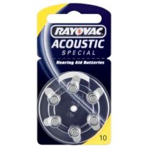Pilas Para Audífono 1.4 V 90 Mah 6 Pcs Rayovac