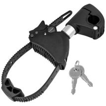 Eufab Soporte De Bicicleta Fijo Para Cuadro, Desmontable Negro Plateado