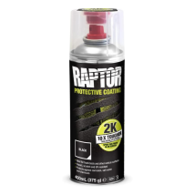 Revêtement Aérosol 2k Raptor 400ml Noir Upol