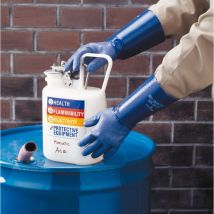 Guante de protección NSK 24 – Nitrilo – 356 mm – Talla 8 – Azul