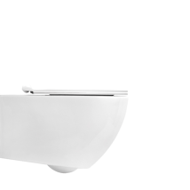 Simas - Sedile Coprivaso Vignoni Con Cerniere Rallentate Bianco