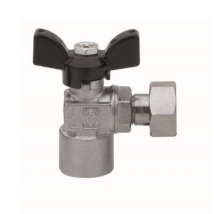 Valvola A Sfera A Squadra Fil F Con Girello 1/2" X 1/2" Dn 15 Pn 30 Rb