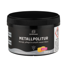 Sprenger Metallpolitur 500 G Dose Inkl. Schwamm Reinigt & Poliert Edelstahl, Reling, Beschläge & Winschen - Entfernt Oxidation & Rost
