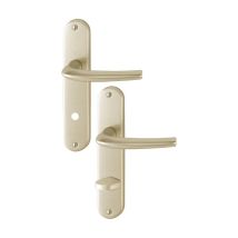 Juego De Modelos Grandes San Diego Condena Acabado Tipo F2 Alu Aspecto Champagne - Hoppe - 3559811
