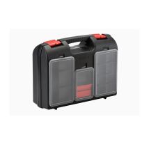 Coffret per attrezzi in plastica vuoto – 9067800 – Contenitore robusto per organizzare strumenti – Nero – ADW