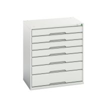 Bott 16925129.16 Verso 7 Drawer Cabinet 800 X 900mm Light Grey Bot169251296