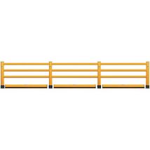 Ampere Rack Mammut Corrimano 3 Barre Trasversali Con Barriera
