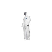 Mono desechable Tyvek Pro-Tech L – Protección química y partículas – Ideal para pintura y limpieza industrial – Color blanco
