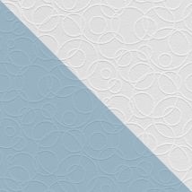 Profhome - Retro Wallpaper Wall 104519 Paintable Non-woven Wallpaper Textured With Tangible Texture Matt White 5.33 M2 (57 Ft2)