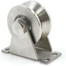 Edelstahl-umlenkrolle, V-nut-rollen – Hochleistungs-seilrolle Aus Verdicktem Edelstahl Mit Geringer Geräuschentwicklung