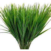 Bdd - Ymyny 10 Piezas De Plantas Artificiales De Plástico De Pasto De Trigo Para Exteriores, Arbustos Verdes De Plástico Falso Para Jardín, Oficina, 