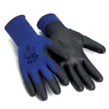 Tomas Bodero - Guante Nylon Palma Poliretano Fino Negro Fine500 Talla 7-10 T/guante Talla L-9