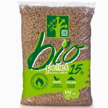 Bio-Pellets Sack 15kg – Umweltfreundliche Heizlösung für Öfen und Kamine – Durchmesser: 6mm – Hergestellt in Deutschland