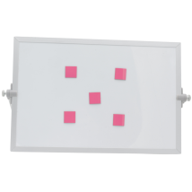 Symbole Magnétique Carré 2x2 Cm Rose