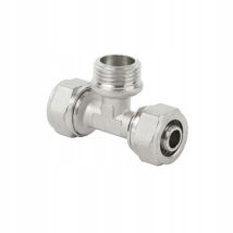 Conexión En T Pex Atornillada 16 X 3/4 X 16 Gz Con Rosca Externa