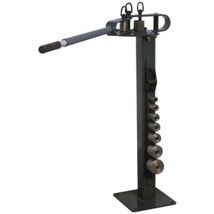MW TOOLS – Curvadora manual CAT10090V – 8 matrices de 1”-3” – Capacidad acero plano 8 x 30 mm – Peso 26 kg