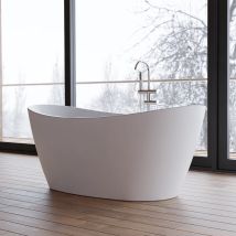Vasca Freestanding - Neroon 2.0 150 Blanche - Bianco - 150 X75 X67 Cm, By Spalina