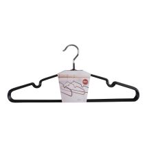 Massa Kleiderbügel Mit Beschichtung, Set Von 10 Schwarz.