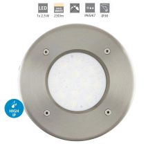 Eglo - Led Außen-einbauleuchte Lamedo Ø 10 Cm Warmweiß Außen-einbauleuchte