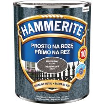Pintura Para Metales Hammerite Straight To Rust, Color Gris Martillado, 0,7 L