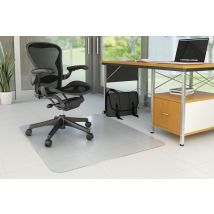 Q-connect Alfombra De Protección De Vinilo Transparente 150x120 Cm