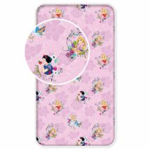 Disney - Princess Spannbetttuch Märchenhafte Spannbetttuch Für Kinderbett (90x200+25 Cm)