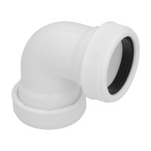 Codo desagüe H-H 1 1/2 – Codo para desagüe 90o – Color blanco – Polipropileno