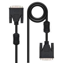 DVI-zu-DVI-Kabel 5m – 24+1 Stecker – 330MHz Bandbreite – 10,2 Gb/s – Full-HD 1080p – Schwarz