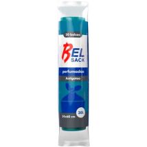 Belsack - Sacchi Per Rifiuti Domestici G55 30l 54x60 Bianco - Rotolo 20u-.