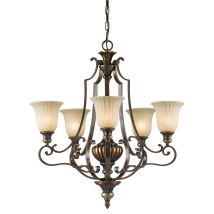 Neuwertig] Feiss Kronleuchter Kelham Hall Deckenlampe Deckenleuchte Lampe Licht Fünfflammig B-ware