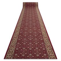 Rugsx – Runner Anti-Slip Bidjar Maroon Shaggy Rug 67x970 cm – 100% Polyamide – Suitable for Underfloor Heating