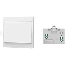 Interruttore Wireless Impermeabile E Autoalimentato – Portata Del Telecomando Fino A 150 M – Facile Installazione In Bagno – Compatibile Con Tutti I 