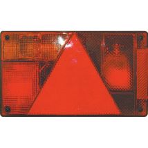 Rücklicht Rechteckig Links 12v 6 Funktionen Mit 5-poligem Stecker 235x135mm- 16103
