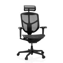 Chaise De Bureau / Fauteuil De Direction Enjoy Ultra Gen2 Maille Noire Hjh Office