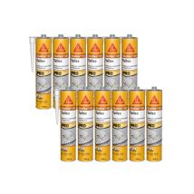 Sika - Set Von 12 Flexiblen Klebstoffen Für Dachziegel Flex 145 - 490g