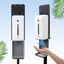 Distributeur Automatique De Désinfectant Sans Contact , 1000ml Réglable En Hauteur, Fonctionnant Sur Secteur Et Sur Batterie Pour Les Établissements 