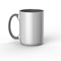 Cricut 2009330 Personaliserbare Tasse Grau Und Weiß 425 Ml