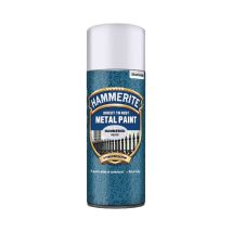 Hammerite – Direct to Rust Metal Paint – Silver – 400ml Aerosol – Hammered Finish