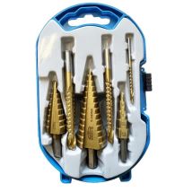 Punta a gradino HSS 4-30 mm – 6 pezzi – Set di punte per metalli – SATRA