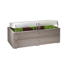 Juwel - Hochbeet Timber + Zwei Thermohauben 130 X 60 X 52 Cm Blumenkasten