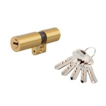 Cilindro de Seguridad MCM P3 – 33 mm x 43 mm – 6 Pistones – 5 Llaves Planas Reversibles – Anti-bumping y Anti-taladro