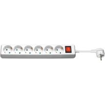 Multipresa Goobay Con 6 Prese Cee 74 Cavo Da 15 M - Bianco