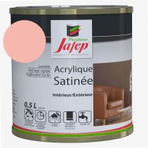 Satinierte Acrylfarbe Pfirsich Jafep 0,5 L