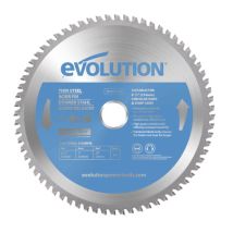 Evolution Power Tools - Evolution (t210tct-68cs) - 210 Mm Lama Per Taglio Di Acciaio Sottile - Lama Per Metallo Con Punta In Carburo Che In Pratica 