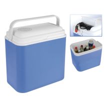 Nevera eléctrica 24 litros – Adaptador 12 V – Plástico resistente – Ideal para viajes y camping